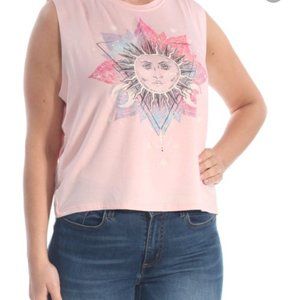 Rebellious One pink tank top without the sleeves